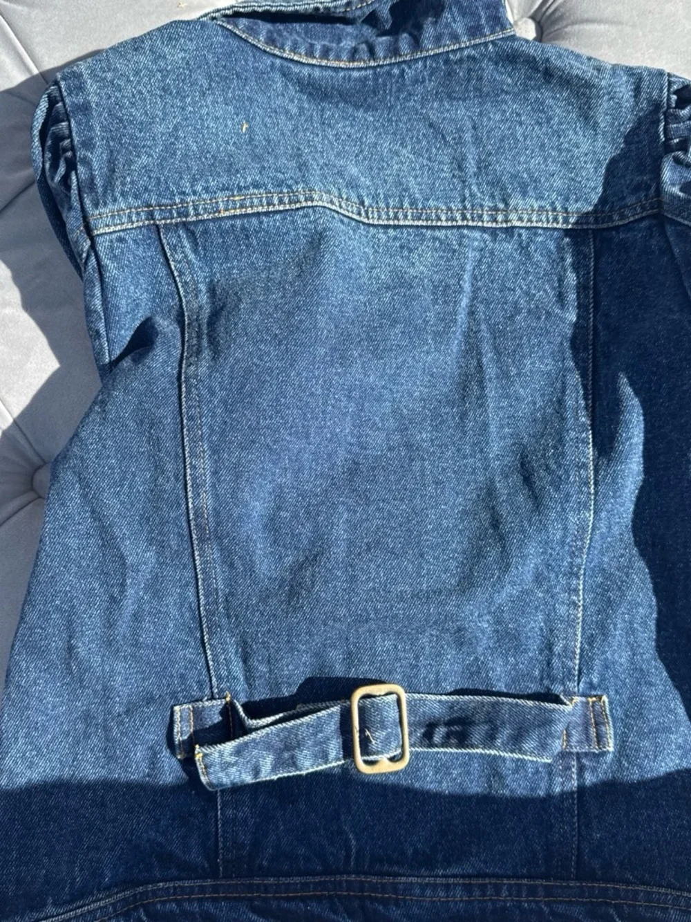 Elan Dark Blue Denim Jean Jacket - Picture 4 of 4